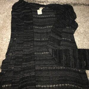 Free People Bintage Light Knit Sweater Cape Scarf Poncho